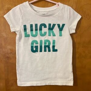 Girls - Carter’s - LUCKY GIRL Short Sleeve Shirt
